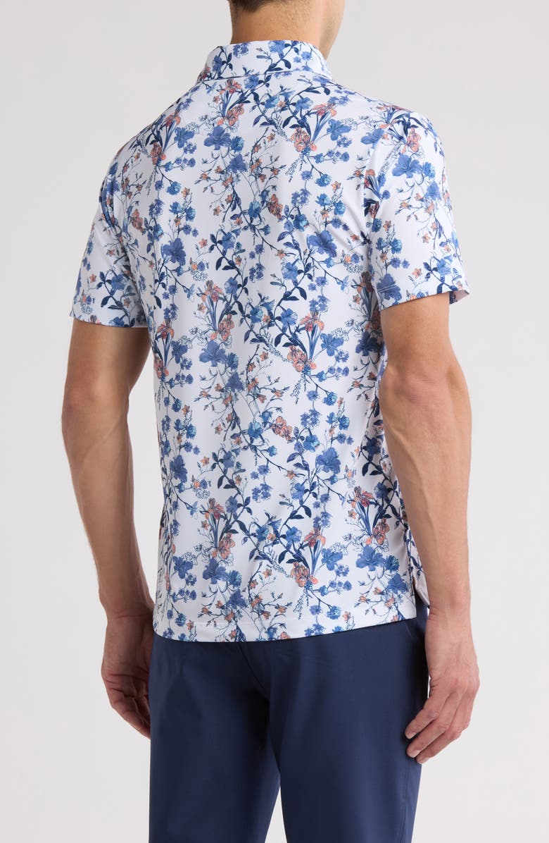 Bad Birdie Core Floral Performance Golf Polo, Alternate, color, Wild One