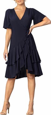 Kiyonna Miranda Midi Wrap Dress