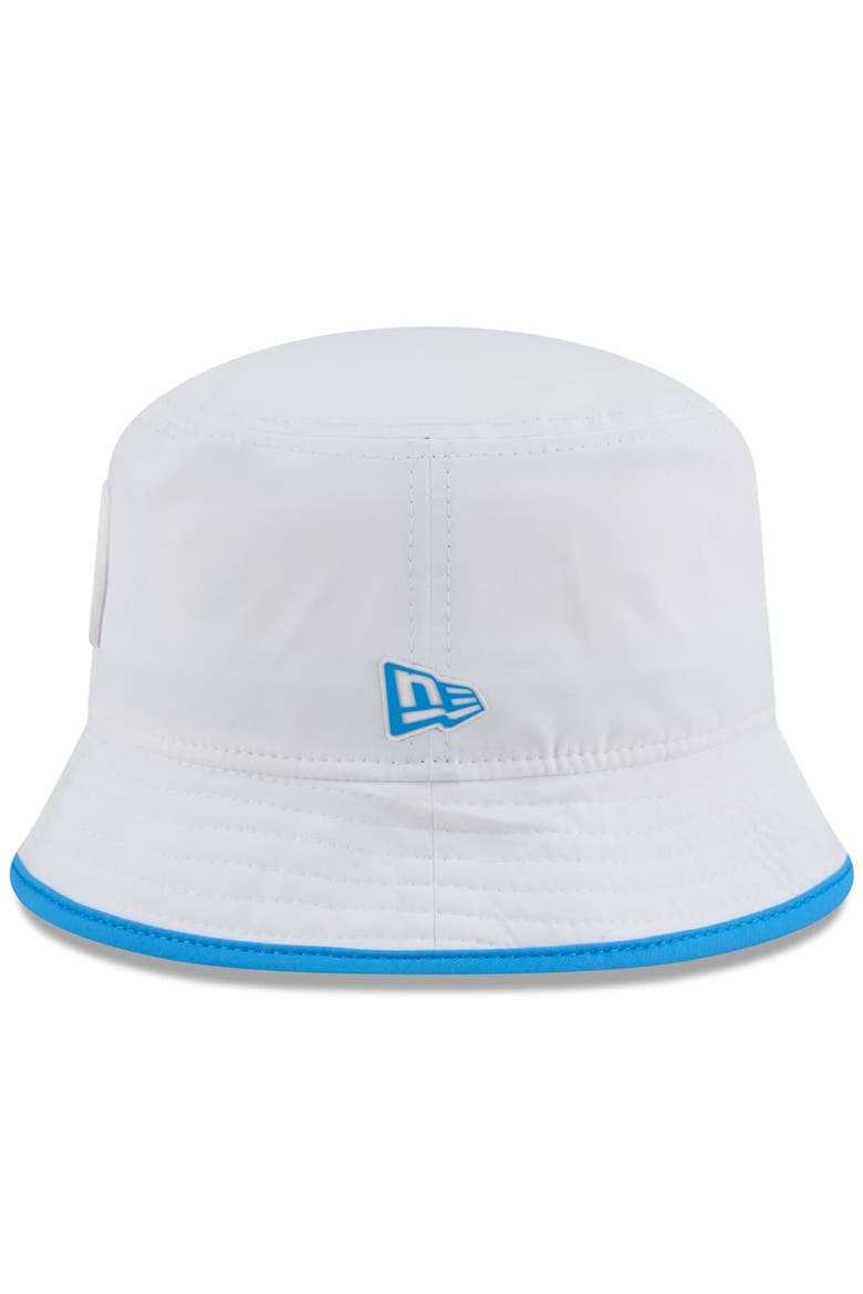 Men's New Era  White Los Angeles Chargers 2025 NFL Training Camp Stretch Bucket Hat, Alternate, color, White