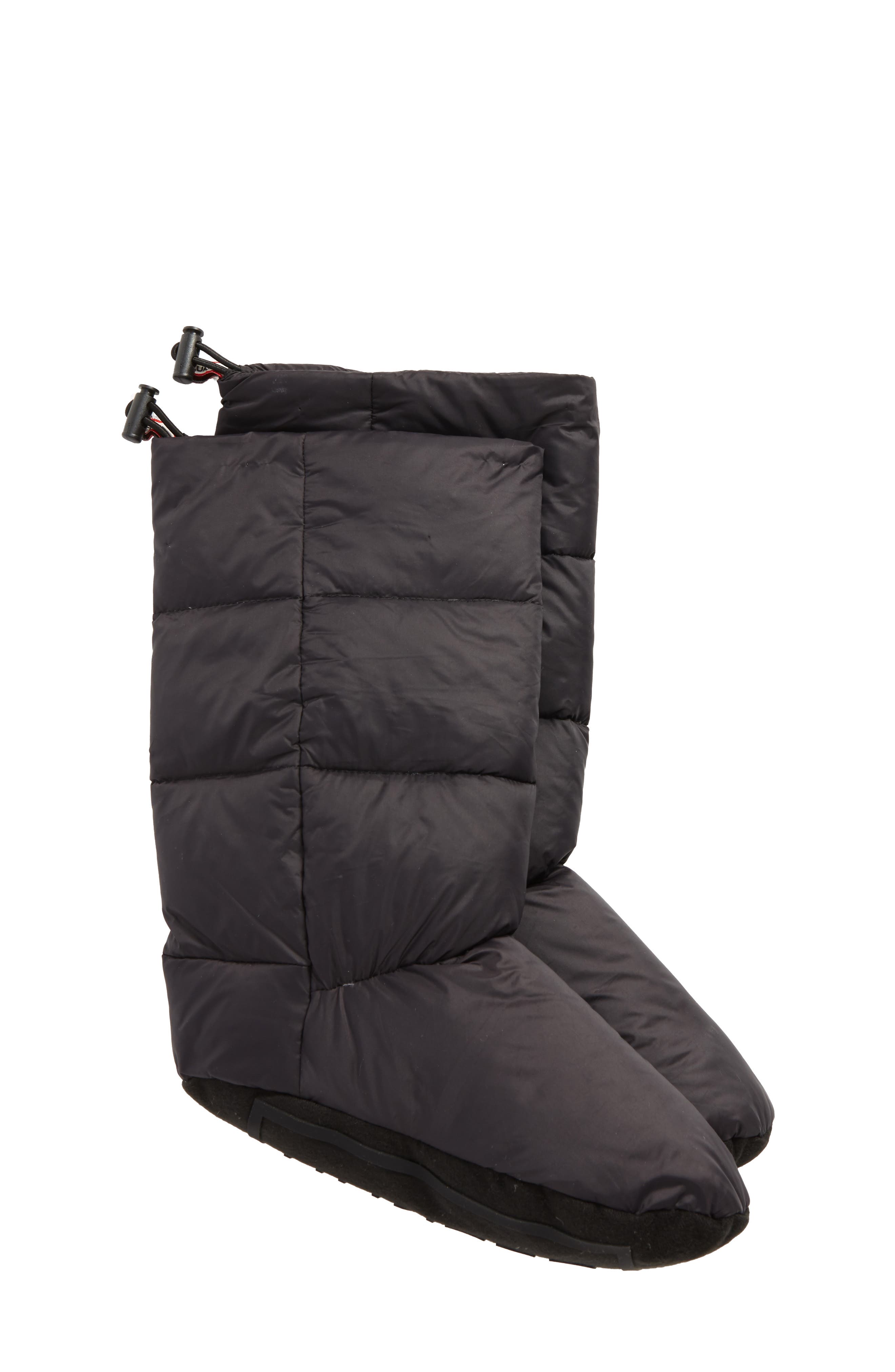 Down Insulated Boot Sock, Main, color, BLACK