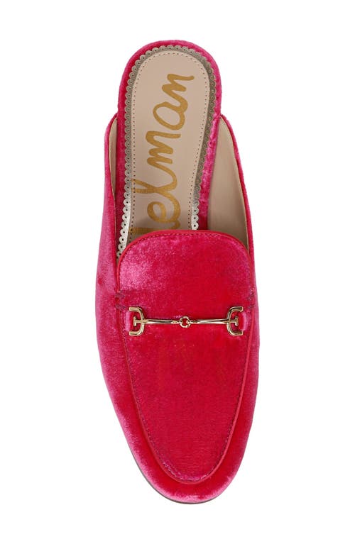 Sam Edelman Linnie Bit Mule Pink Topaz Velvet In Pink