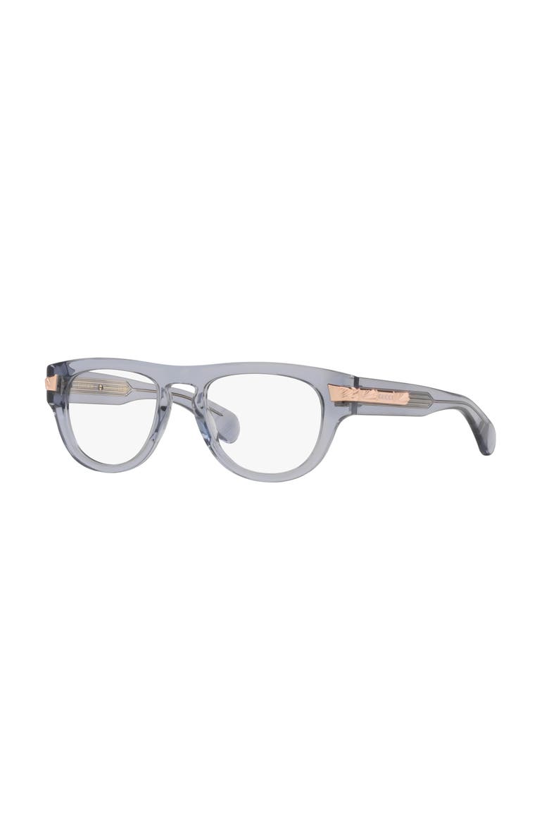 51mm Round optical glasses, Main, color, Grey