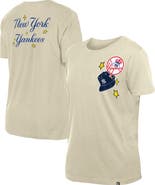 New Era Women's New Era  Cream New York Yankees Stars & Cap T-Shirt