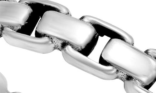 Samuel B. Sterling Silver Box Chain Ring In Silver