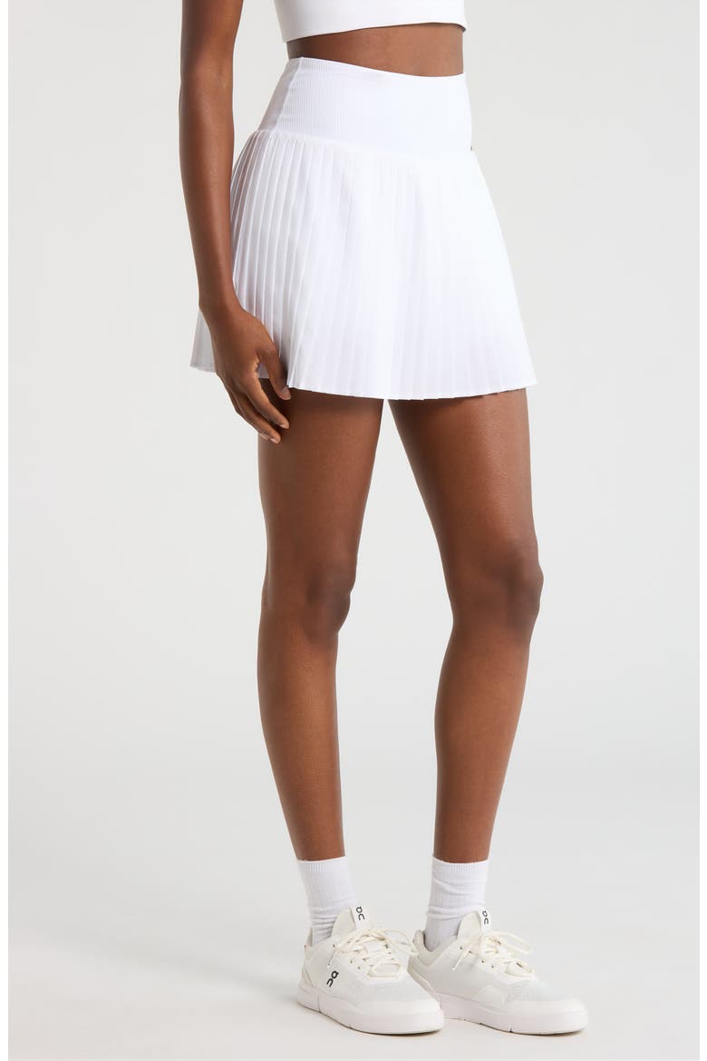 Club Micro Pleated Skort, Alternate, color, BRILLIANT WHITE