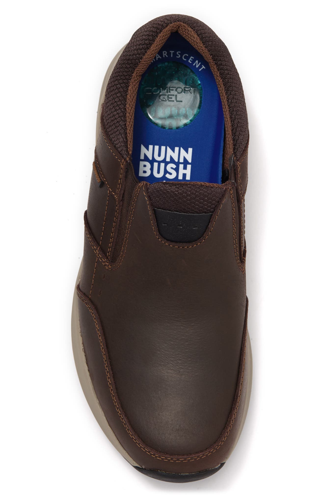 NUNN BUSH Excursion Waterproof Slip-On Shoe - Wide Width Available, Alternate, color, Brown Ch