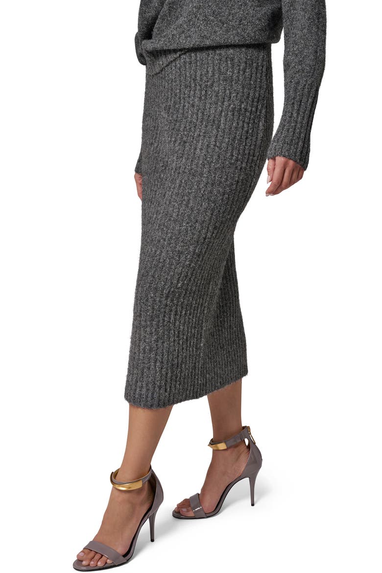 Straight Sweater Skirt, Alternate, color, HEATHER CHARCOAL