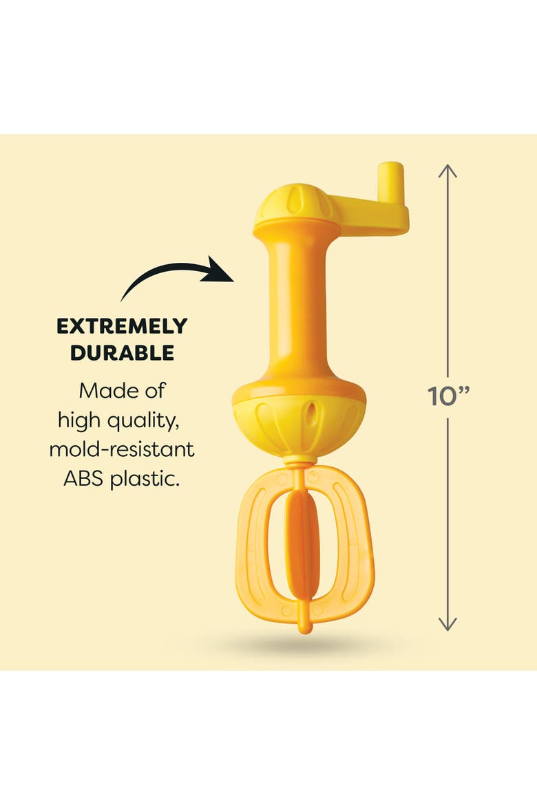 Bubble Bath Whisk in Yellow, Alternate, color, Orange Multi