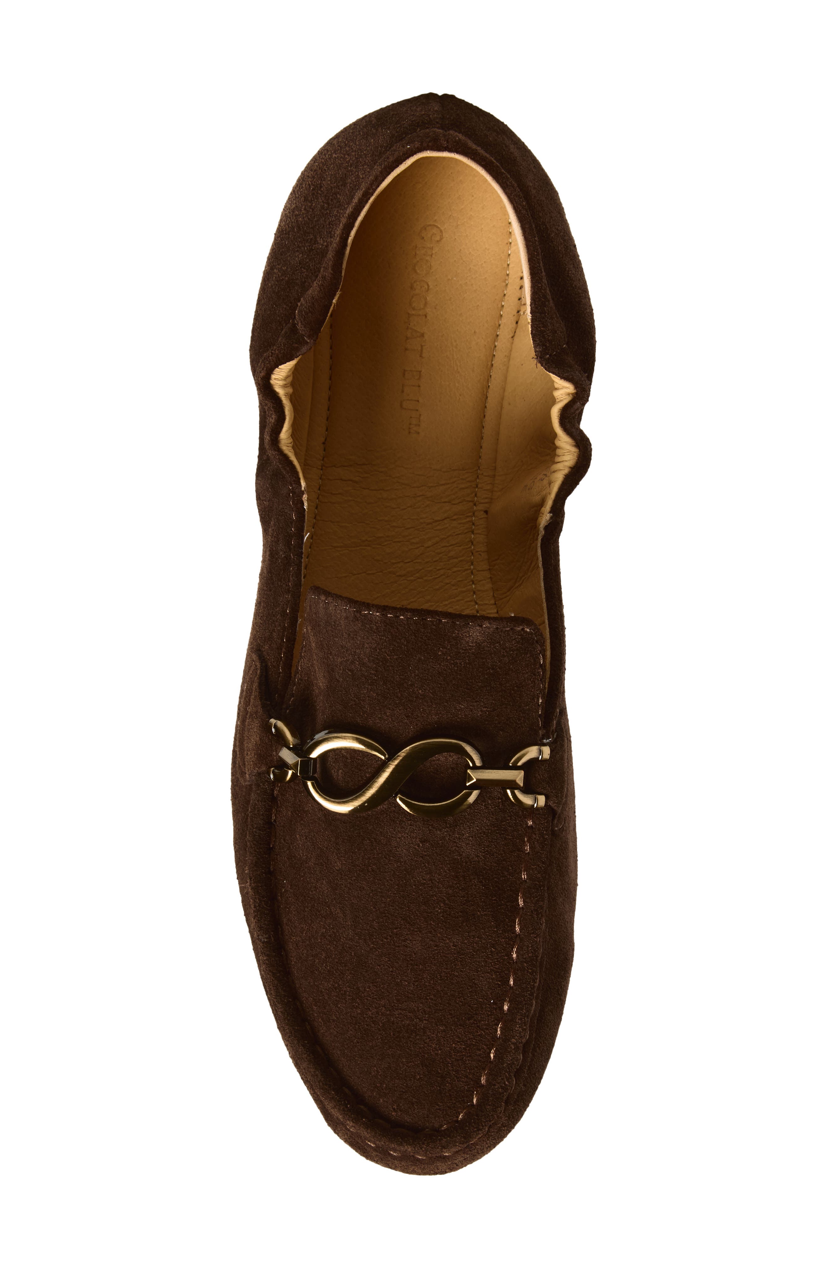 Alison Loafer, Alternate, color, CHOCOLATE SUEDE