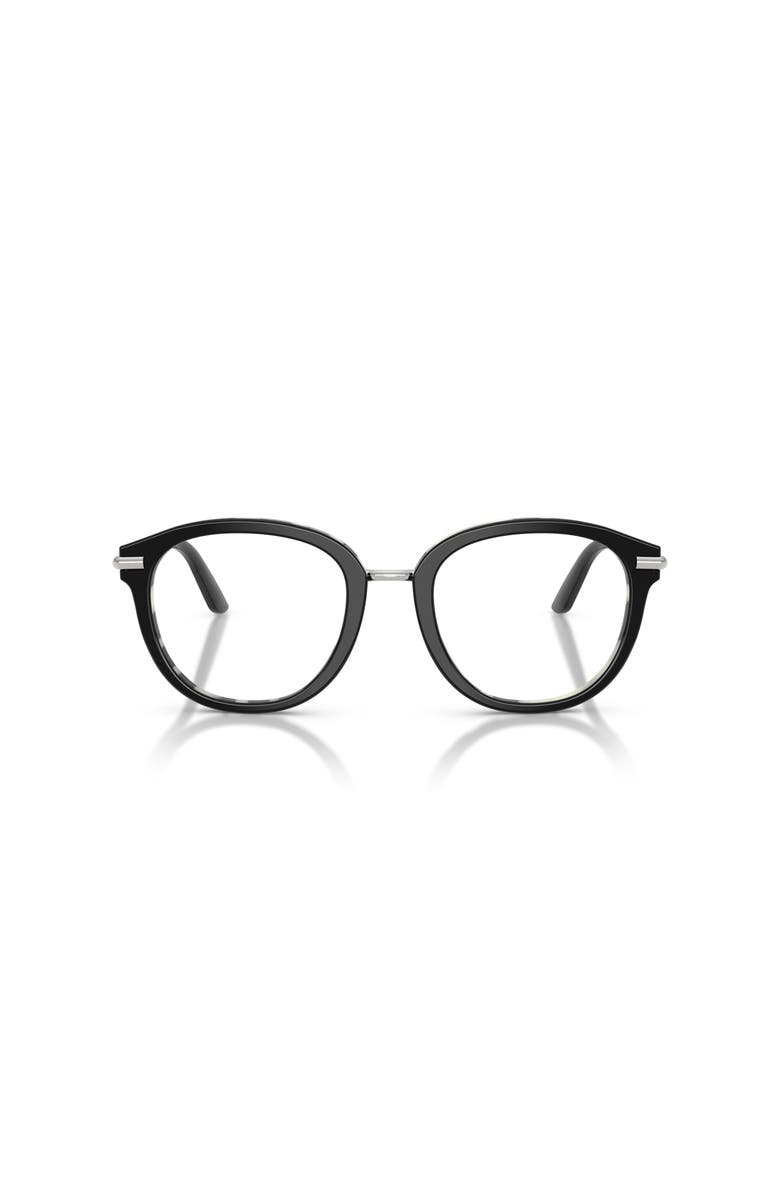 Dolce&Gabbana 50mm Phantos optical glasses, Alternate, color, Black