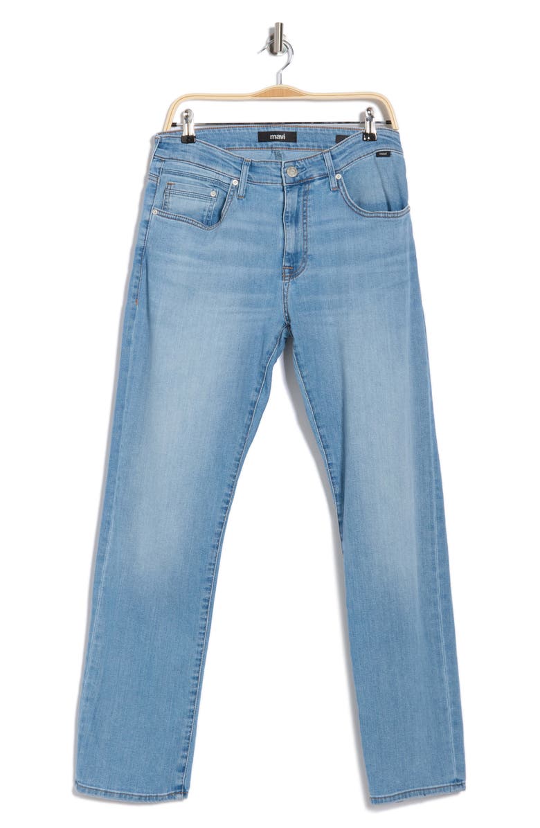 Mavi Jeans Zach Straight Jeans, Alternate, color, Light Brushed Houston