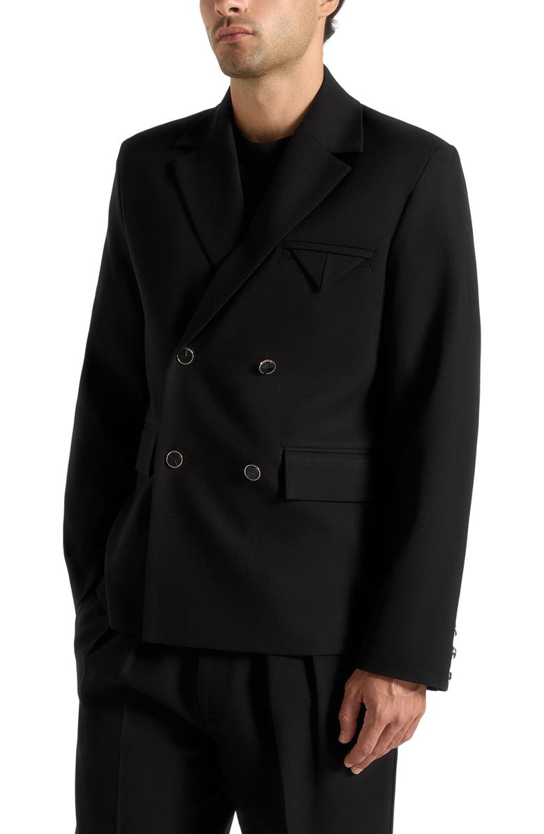 Manière De Voir Didier Double Breasted Tailored Suit Jacket, Alternate, color,