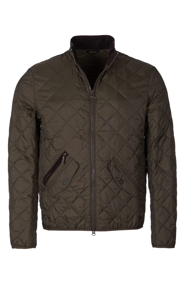Barbour Kensington Quilted Nylon Jacket, Main, color, 