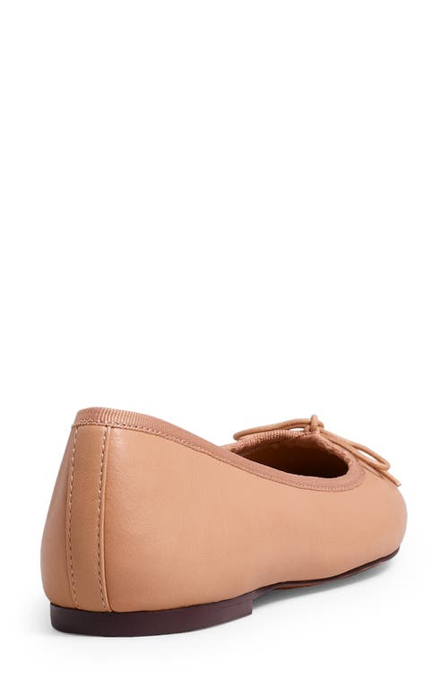 Madewell The Anelise Ballet Flat In Warm Sand