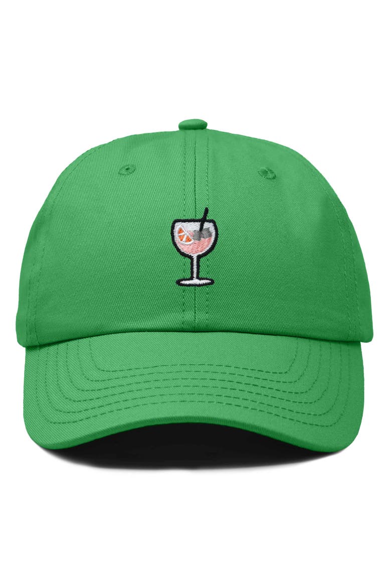 Spritz Embroidered Everyday Hat, Main, color, Kelly Green