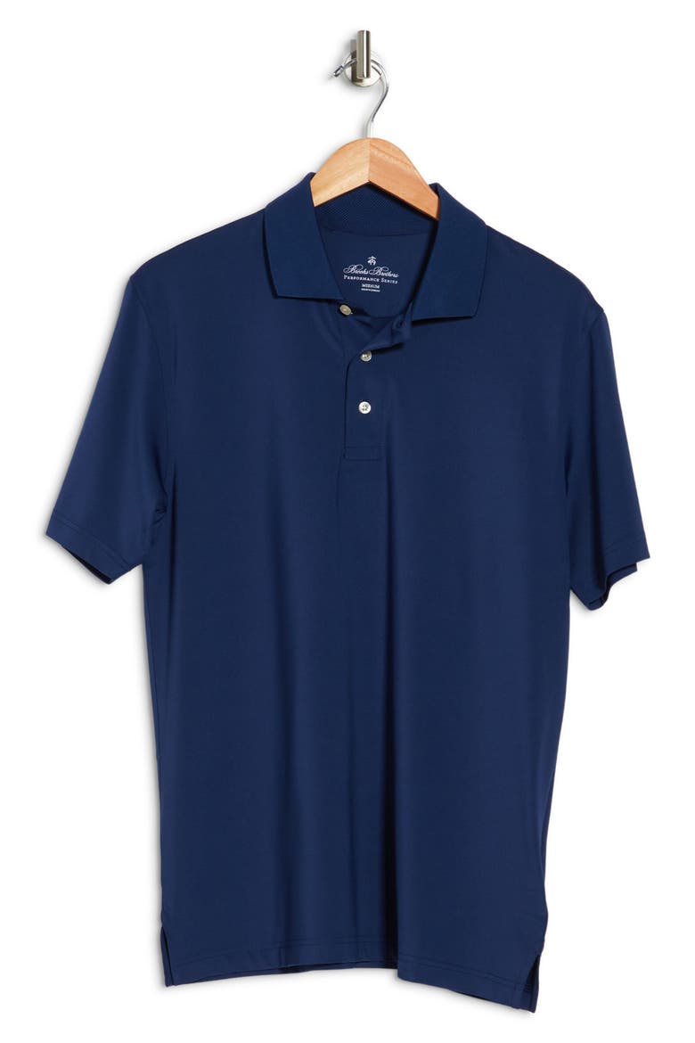 Knit Solid Polo, Alternate, color, DK BLUE