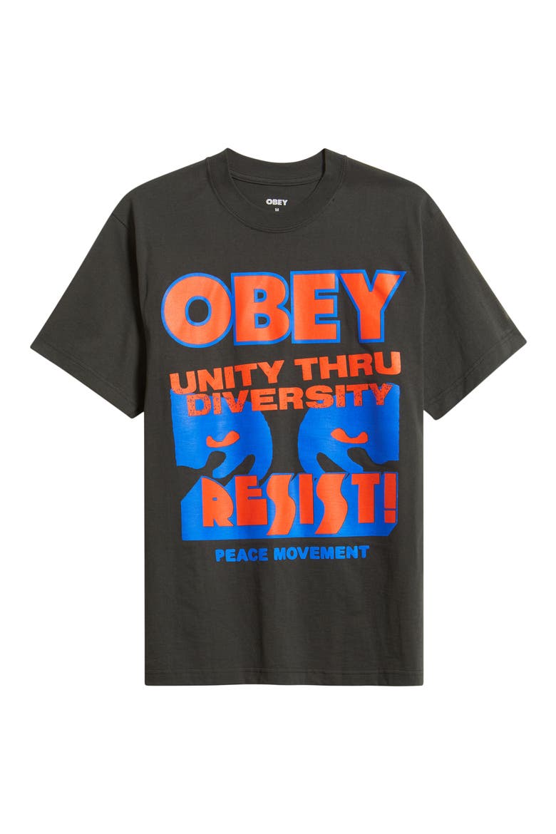 Unity Graphic T-Shirt, Alternate, color, VINTAGE BLACK