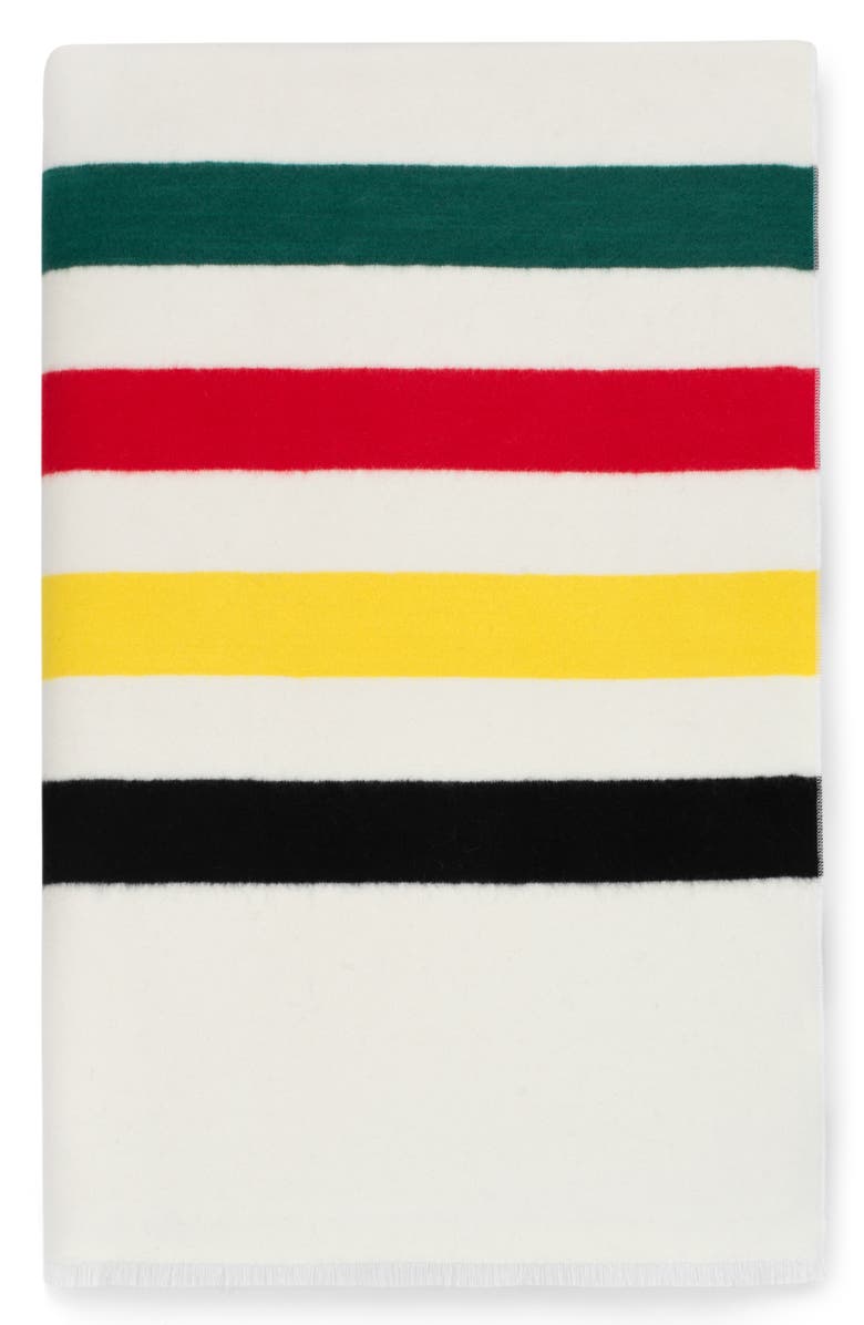 Pendleton Glacier Stripe Throw & Eye Mask, Alternate, color, 