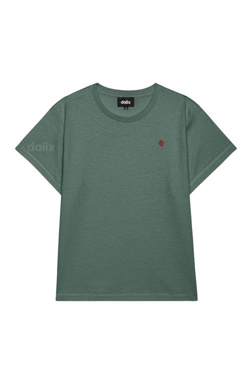Dalix Womens Lil Strawberry Lightweight High Waisted Tee In Gray