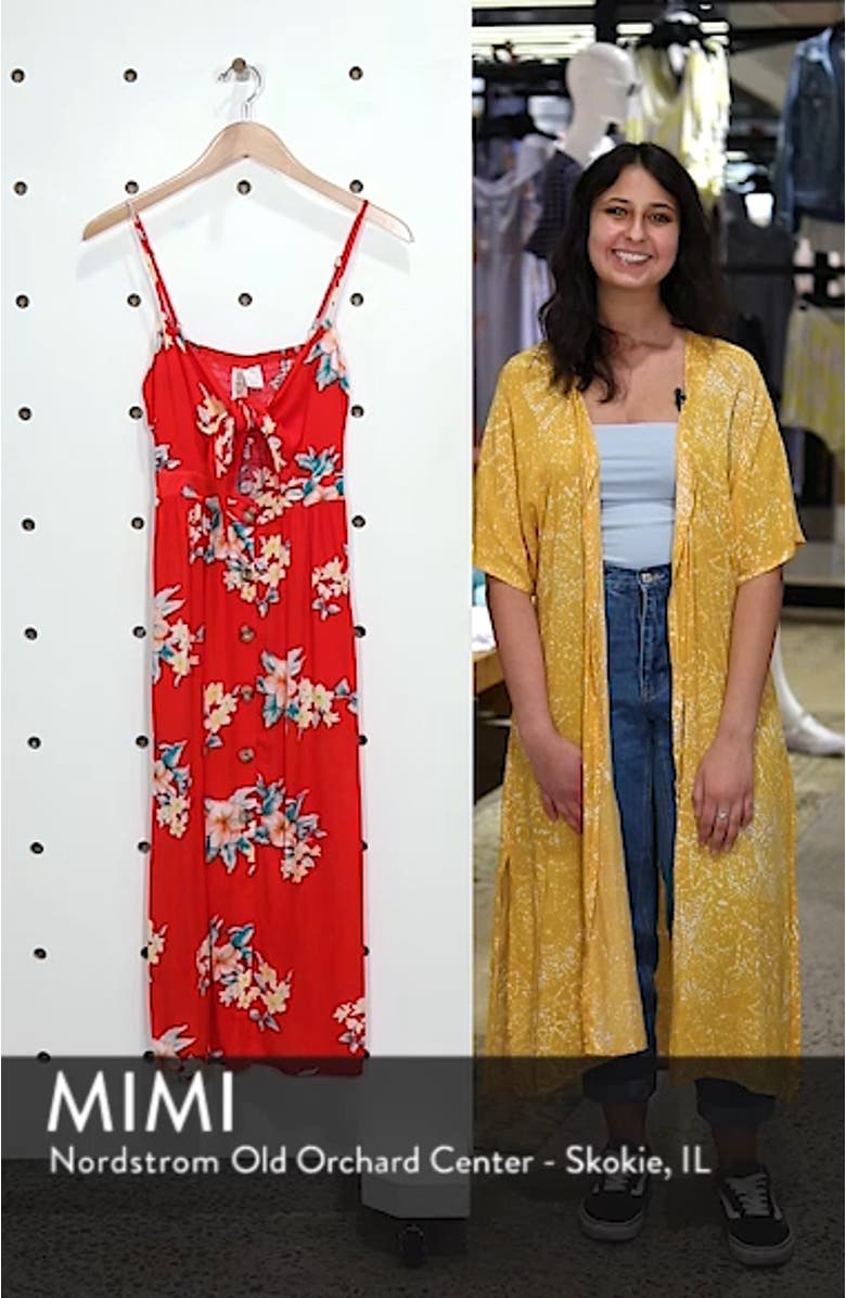 Button Front Keyhole Dress, sales video thumbnail