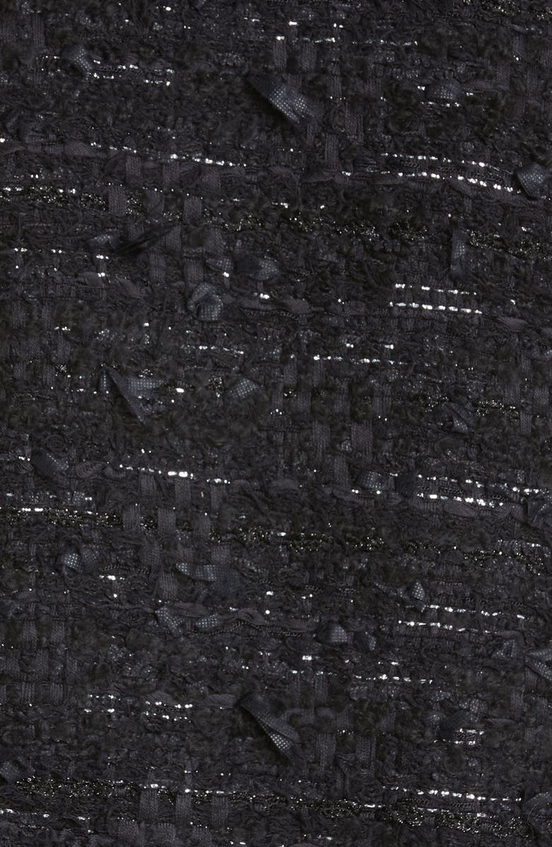 R13 Chain Embellished Square Shoulder Tweed Crop Jacket, Alternate, color,