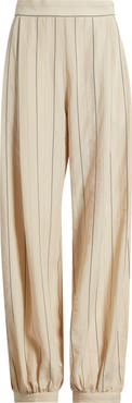 MANGO Malta Pantalon Stripe Balloon Pants
