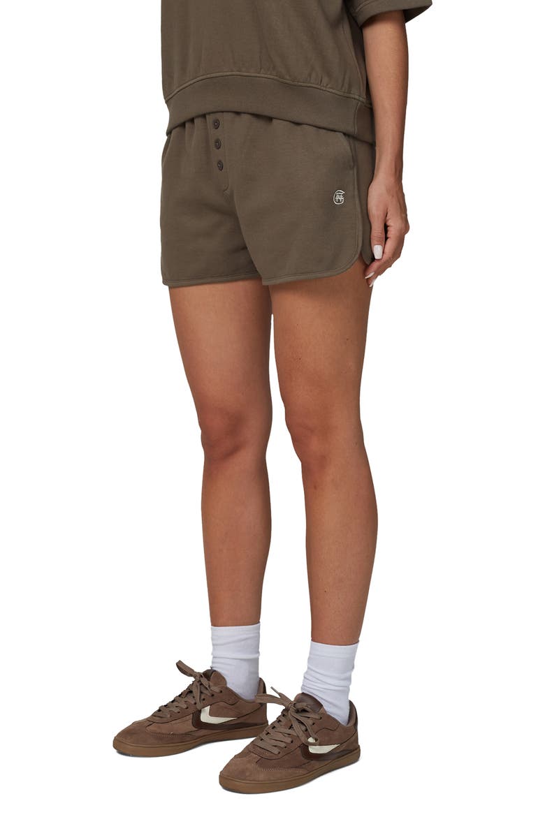Sweat Shorts, Alternate, color, Brown