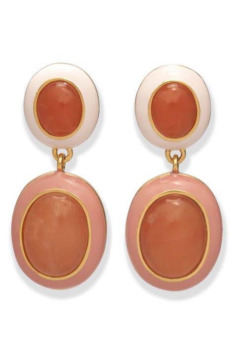 Papaya Drop Earrings