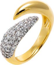 BY ADINA EDEN Pavé Horn Wrap Pinky Ring