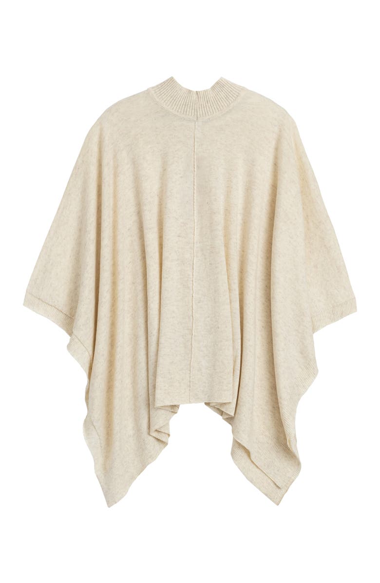 Lauren Ralph Lauren Knit Poncho, Alternate, color, Cream