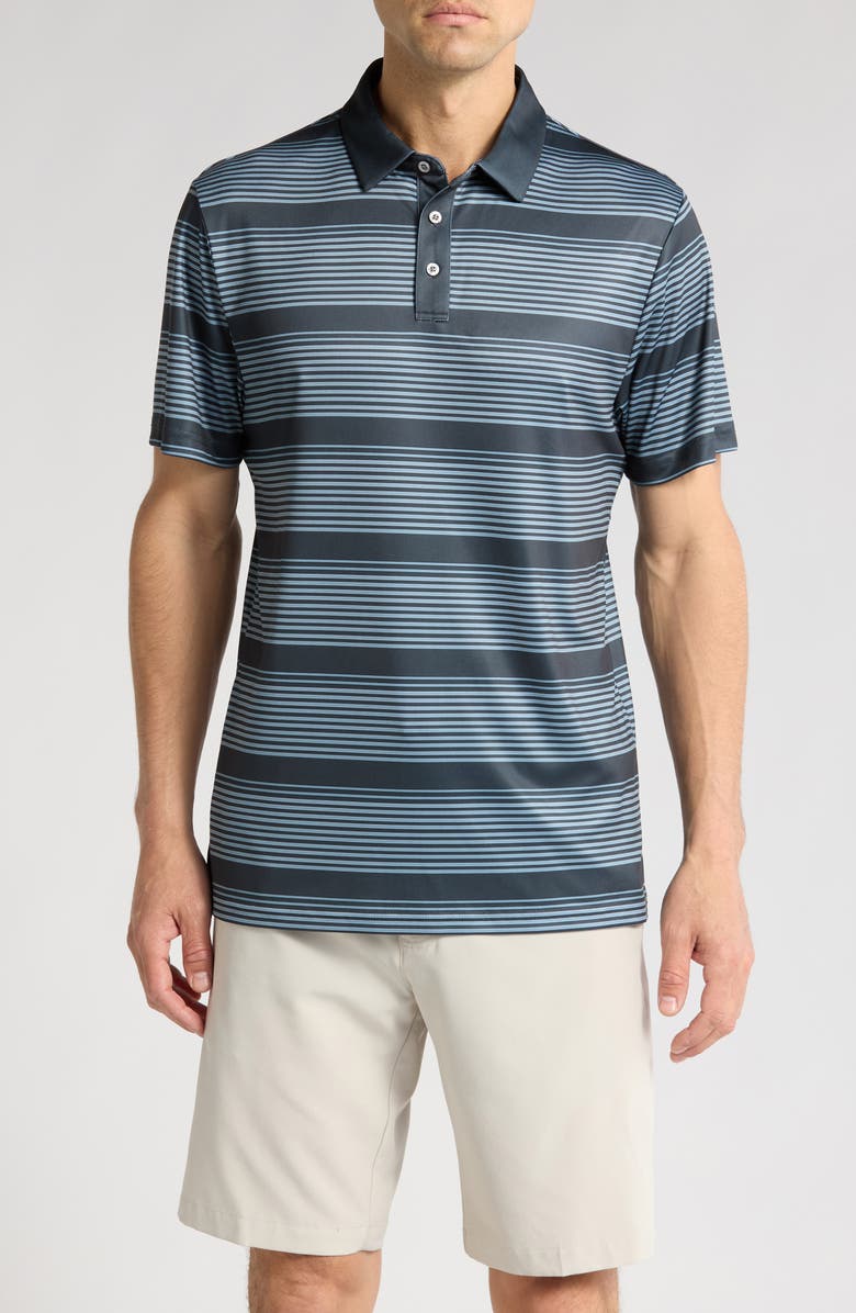 PGA TOUR All Over Energy Golf Polo, Main, color, Iron Gate