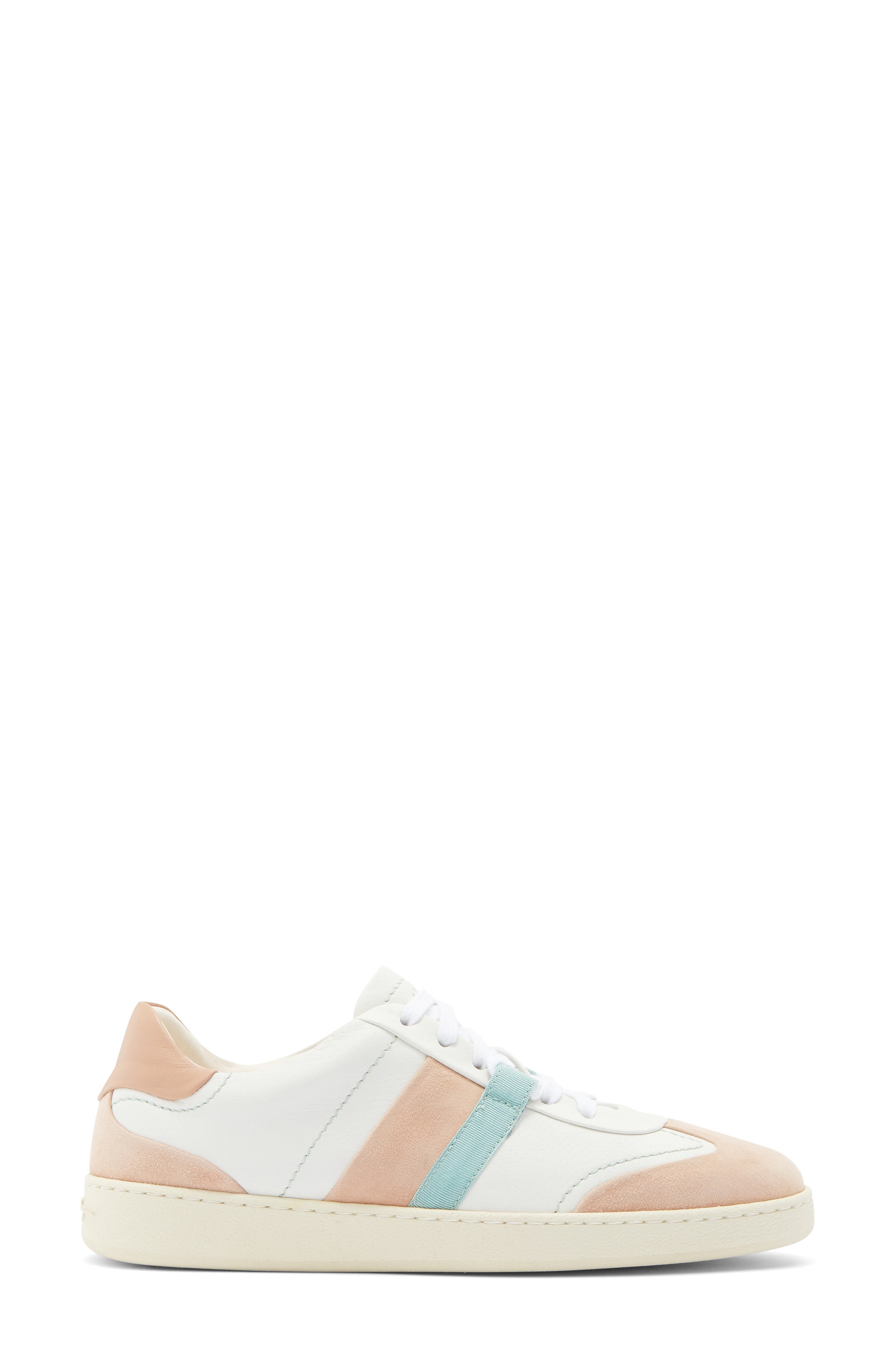 FERRAGAMO Garda Colorblock Sneaker, Alternate, color, Beige Khaki