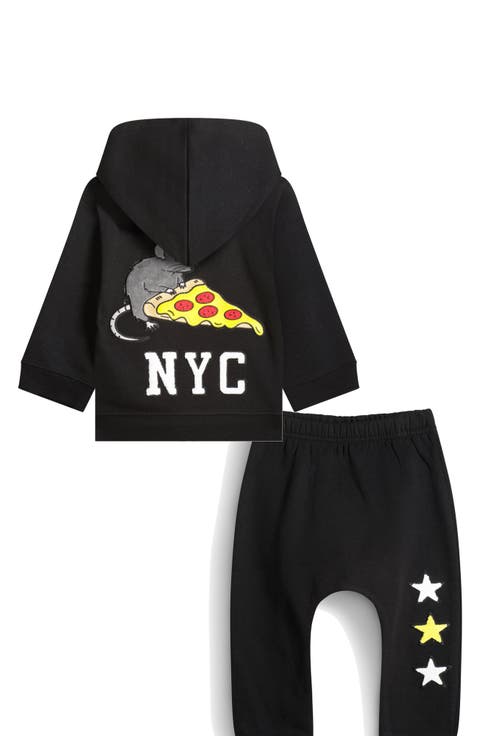 Pizza Rat Baby Hoodie & Jogger Set