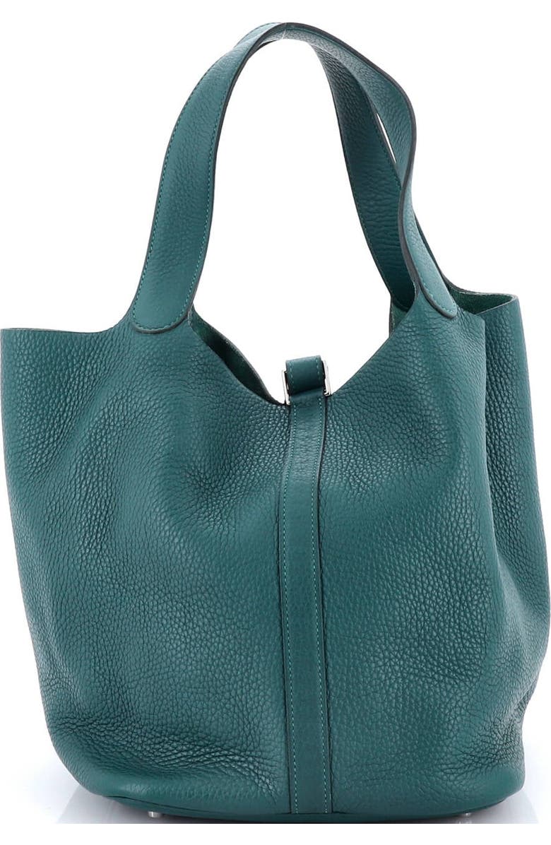 Pre-Owned Hermes Picotin Lock Bag Clemence GM, Alternate, color, Malachite