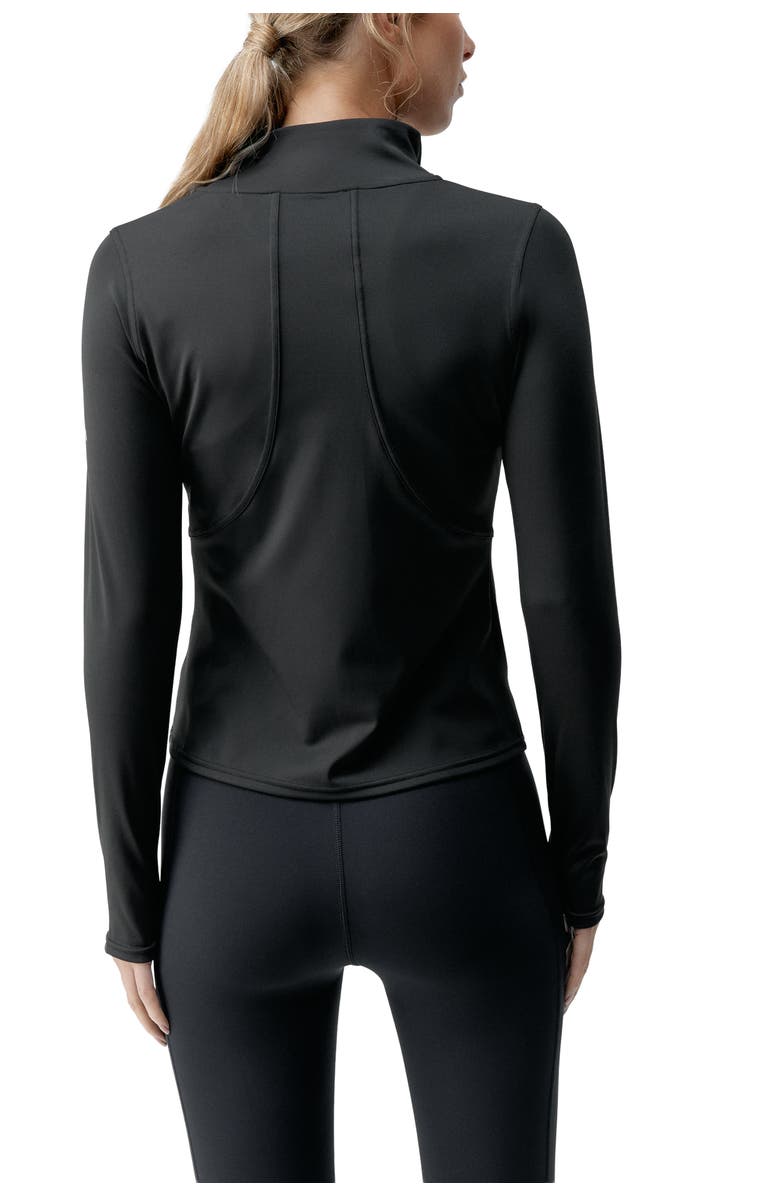 Born Living Yoga Ivet Performance semi-fitted with Pockets Sport Jacket, Alternate, color, Black