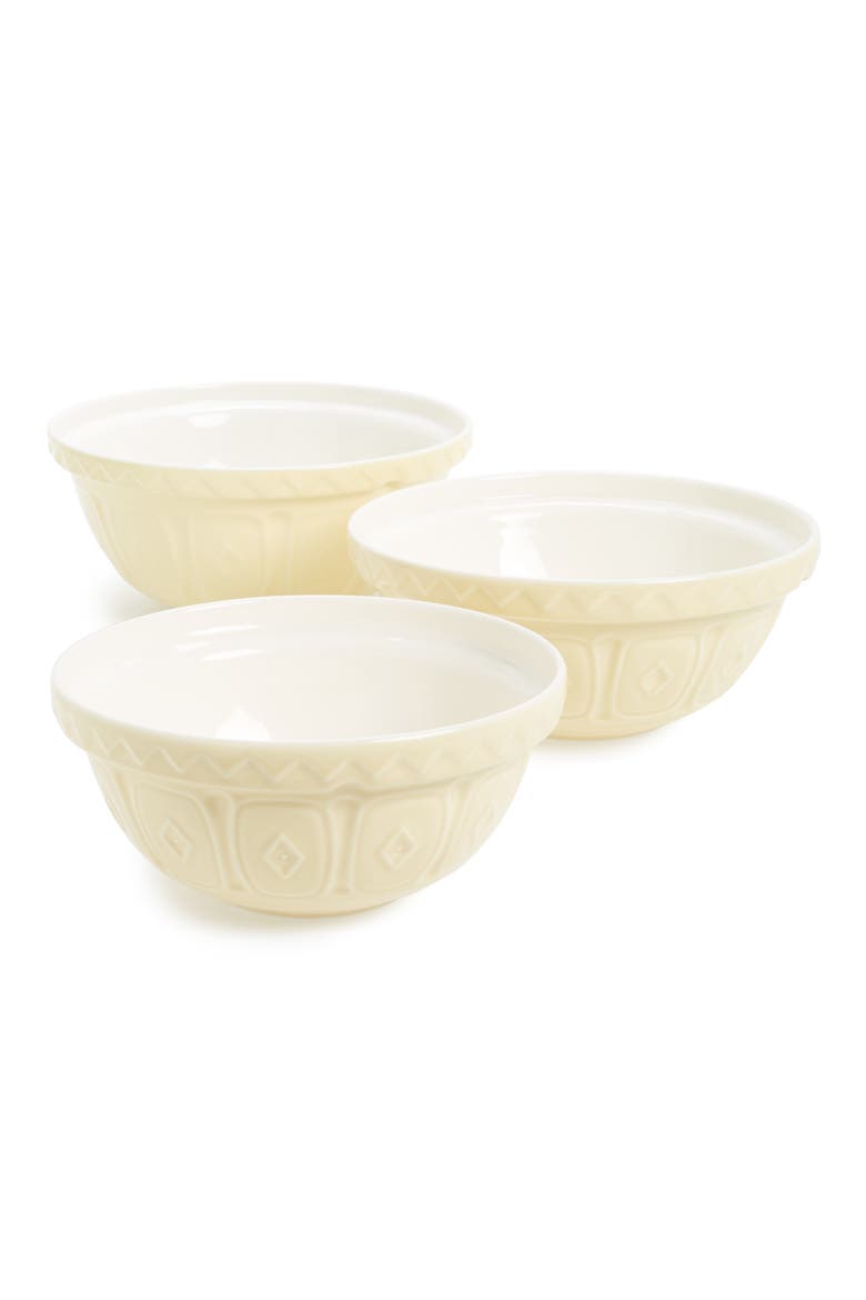 Earthenware Mixing Bowl, Alternate, color, CREAM