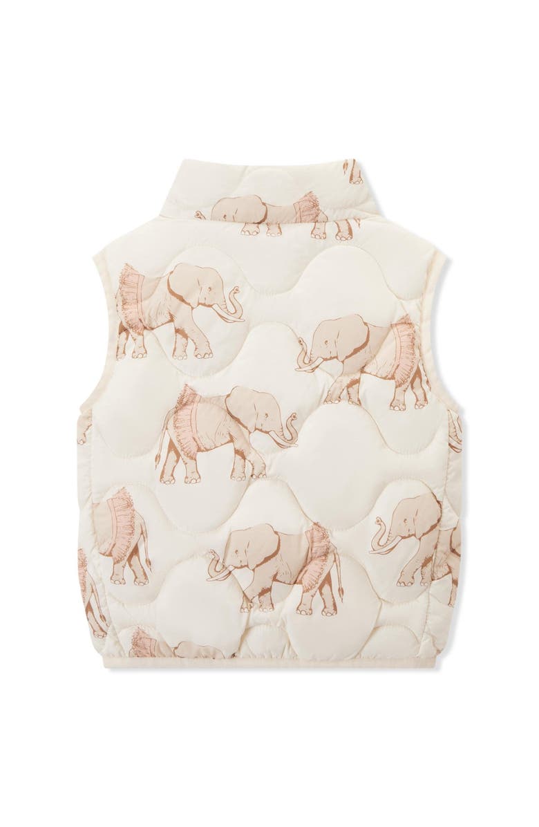 Milkbarn Down Vest, Alternate, color, Tutu Elephant