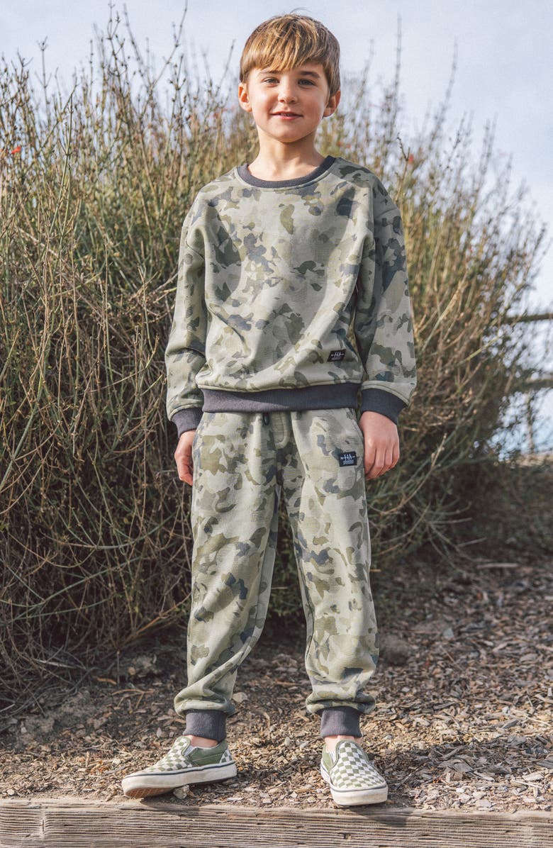 Feather 4 Arrow Kids' Bowie Camo Fleece Joggers, Alternate, color,