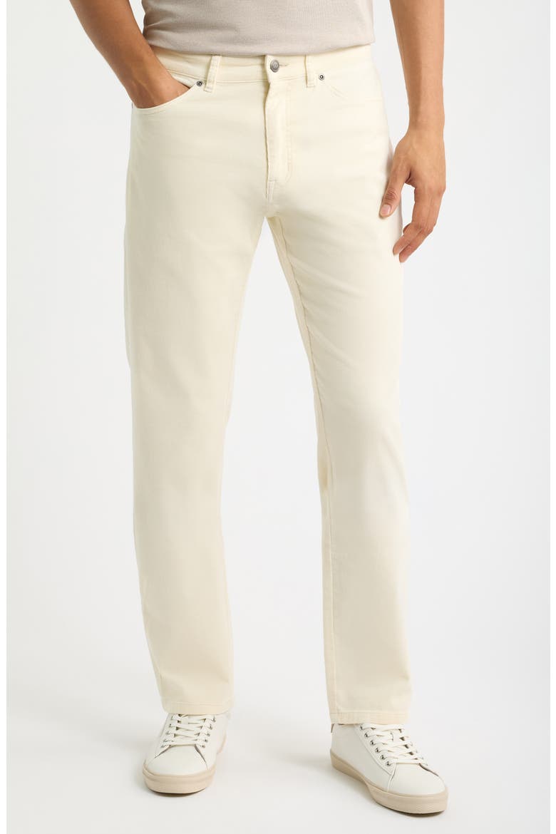 Classic Comfort Corduroy Five Pocket Pants, Main, color, IVORY