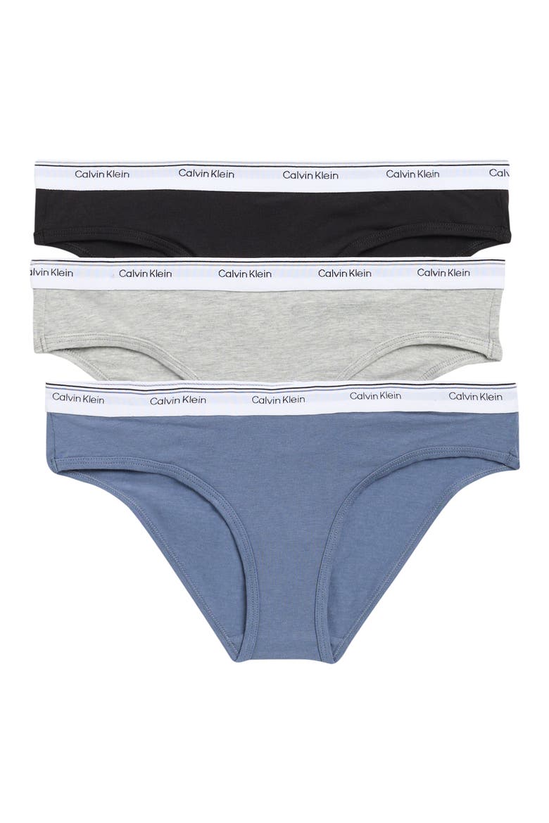 3-Pack Balance Bikinis, Main, color, BLACK/GR HEA/SCORCHED DENIM