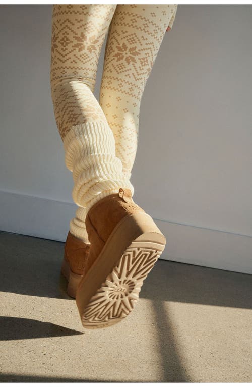 Vitality Sweater Leg Warmers In Brown