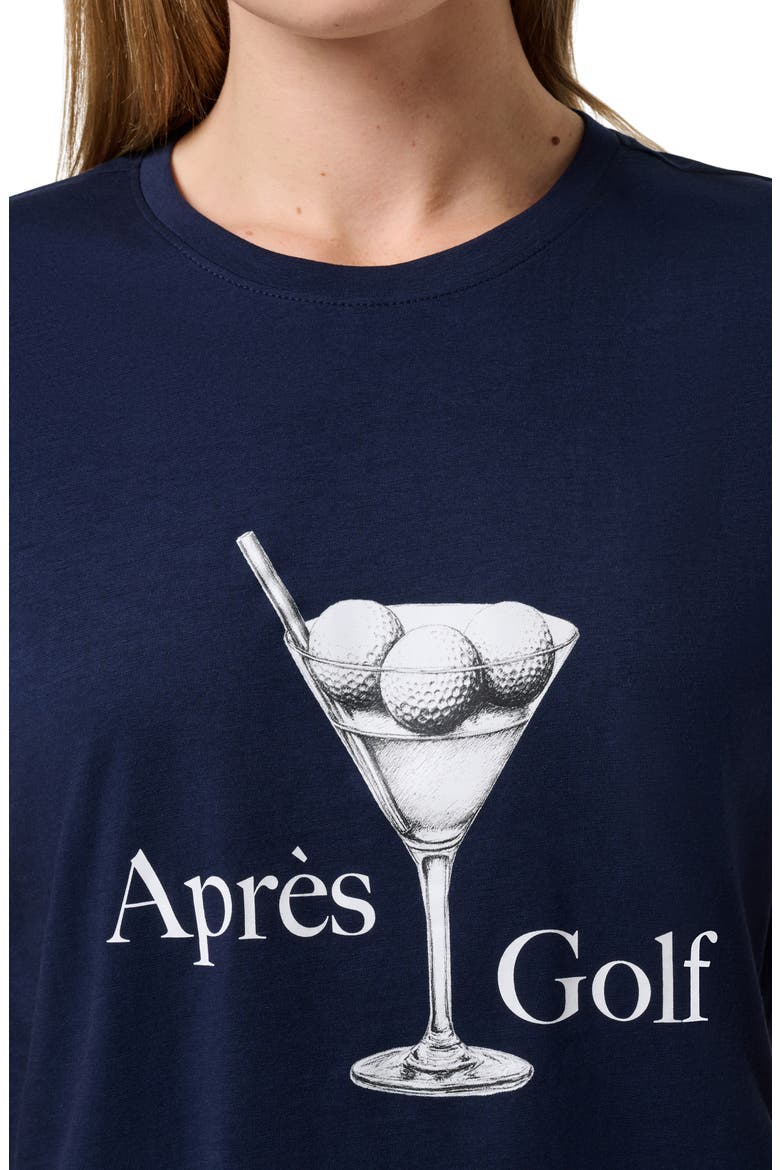 Aprés Golf Graphic T-Shirt, Alternate, color, NAVY BLAZER
