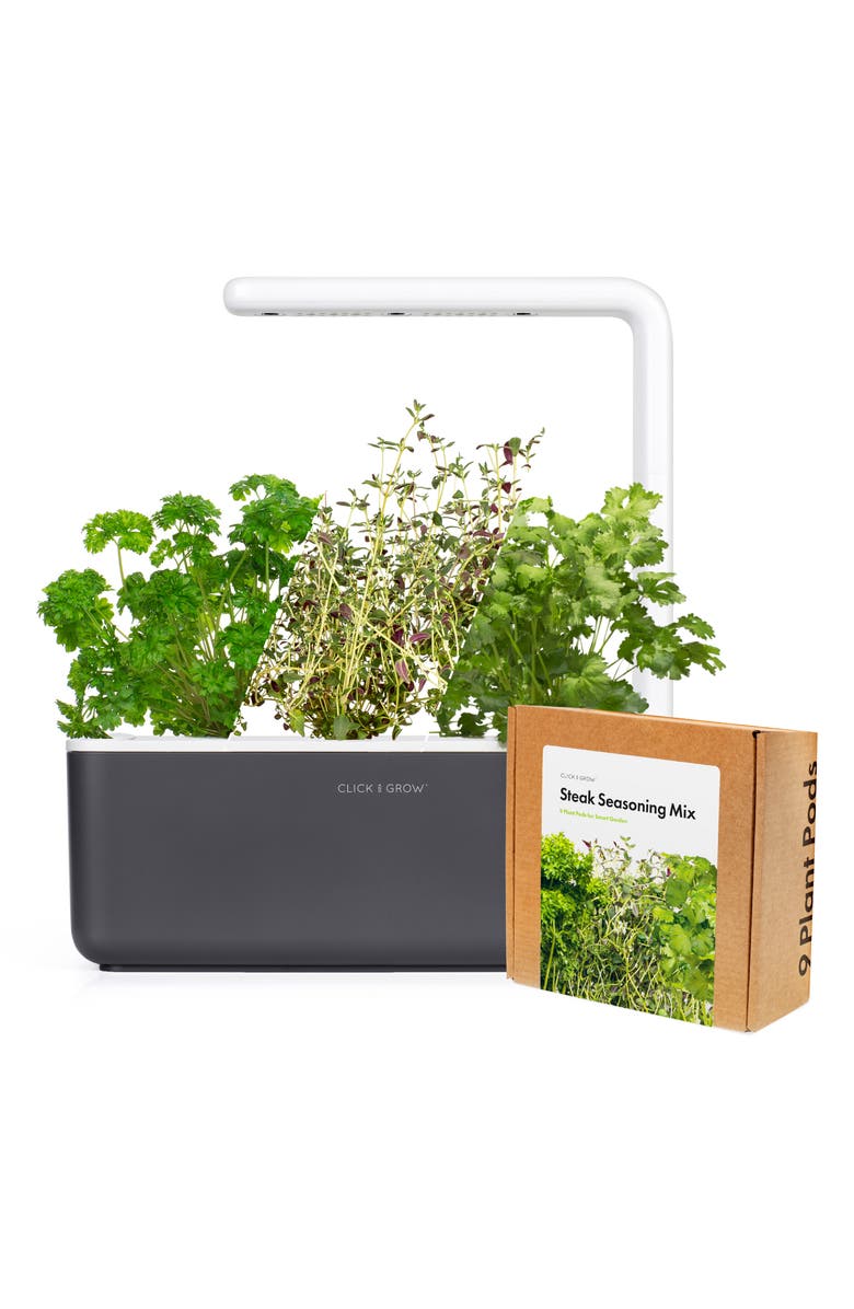 Click & Grow Smart Garden 3 Small Steak Seasoning Kit, Main, color, 