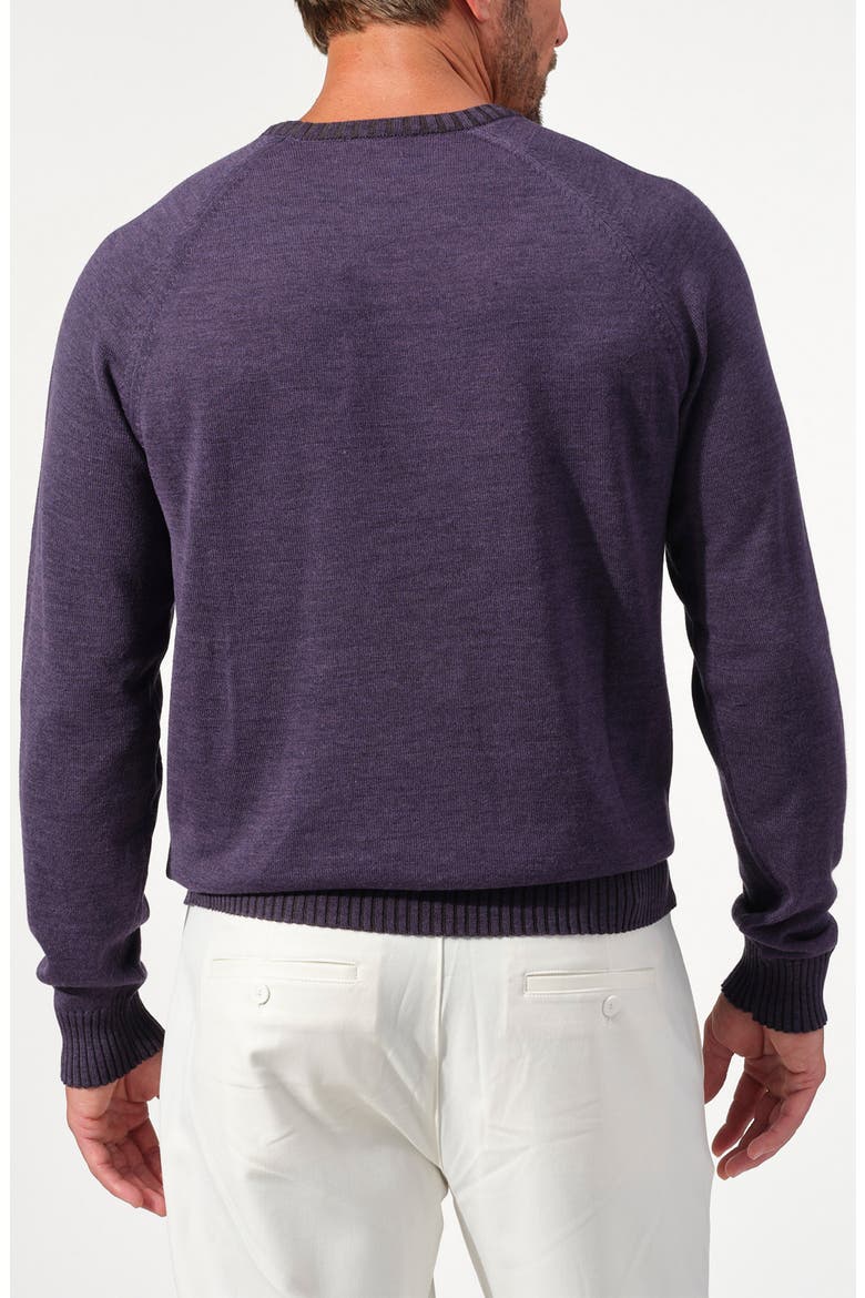 Valmont Merino Wool Knit Sweater, Alternate, color, WINEBERRY