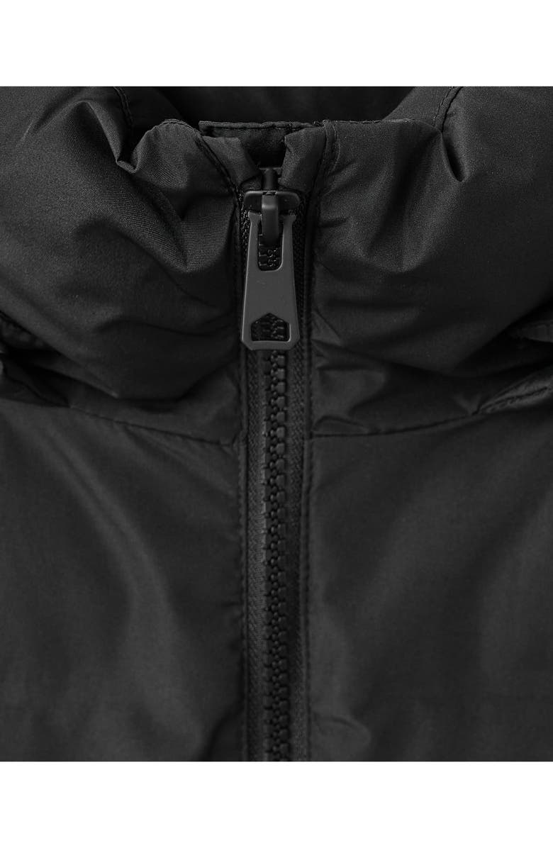 MANGO TEEN Hooded Puffer Coat, Alternate, color, Black