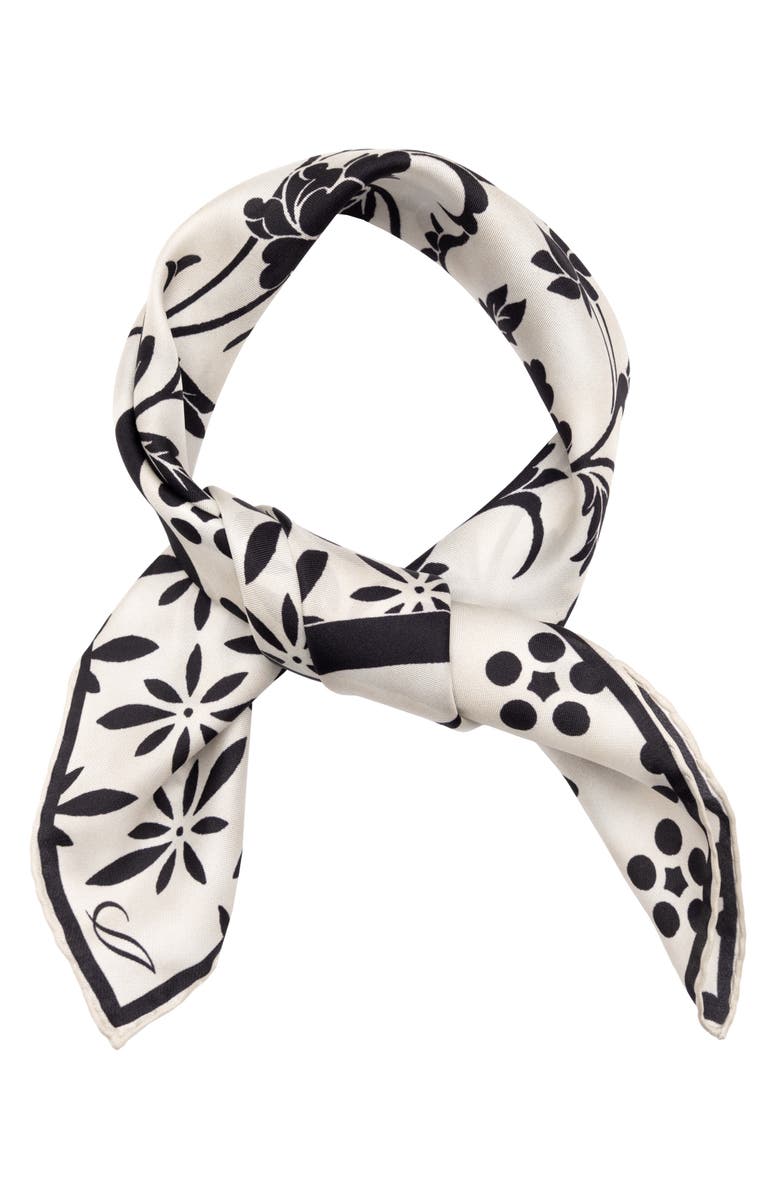 Elizabetta Nadia - Silk Bandana, Alternate, color, Black