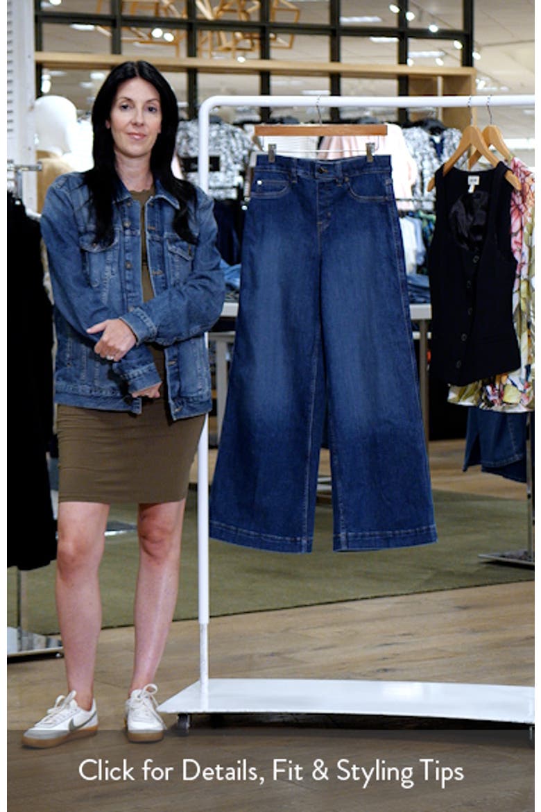 SPANXshape EveryWear™ Pull-On High Waist Wide Leg Jeans video