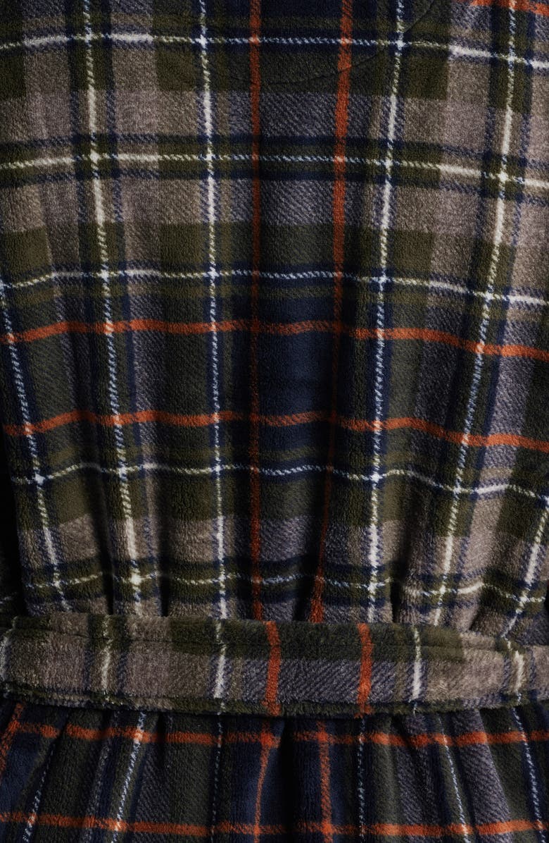 Majestic International Smoky Mountain Plush Fleece Robe, Alternate, color, Grey