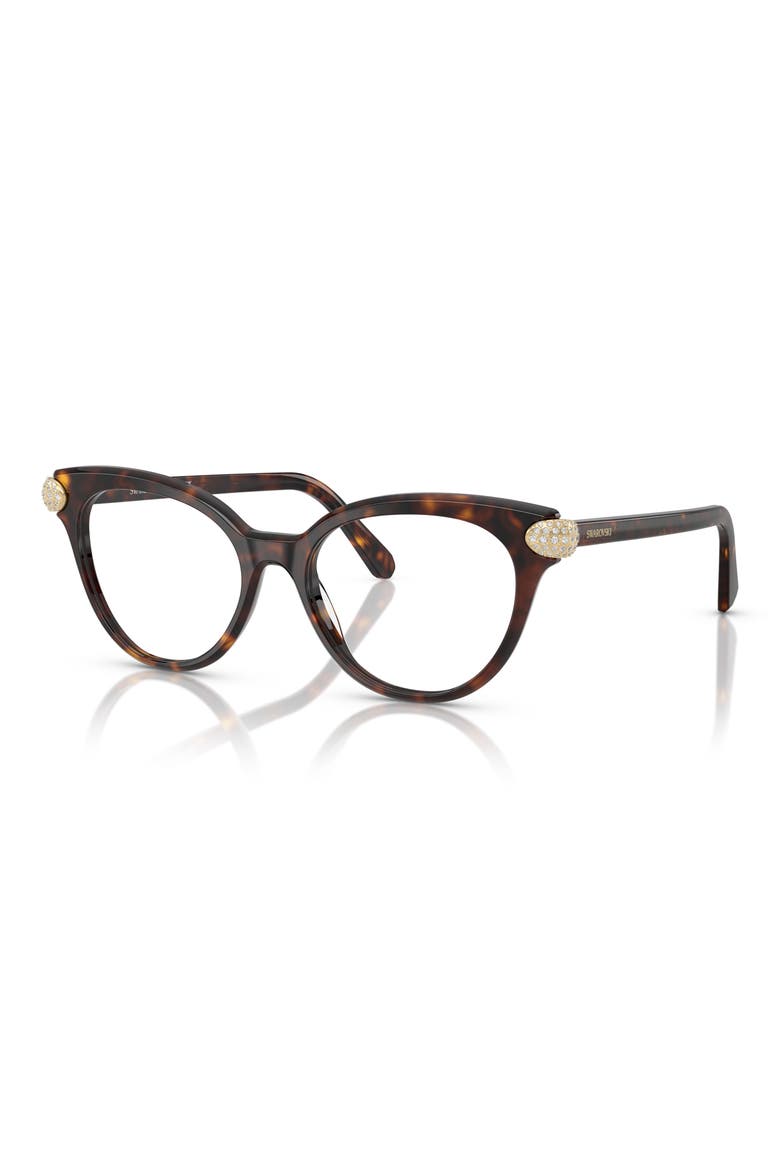53mm Phantos Optical Glasses, Alternate, color, HAVANA/ DEMO LENS