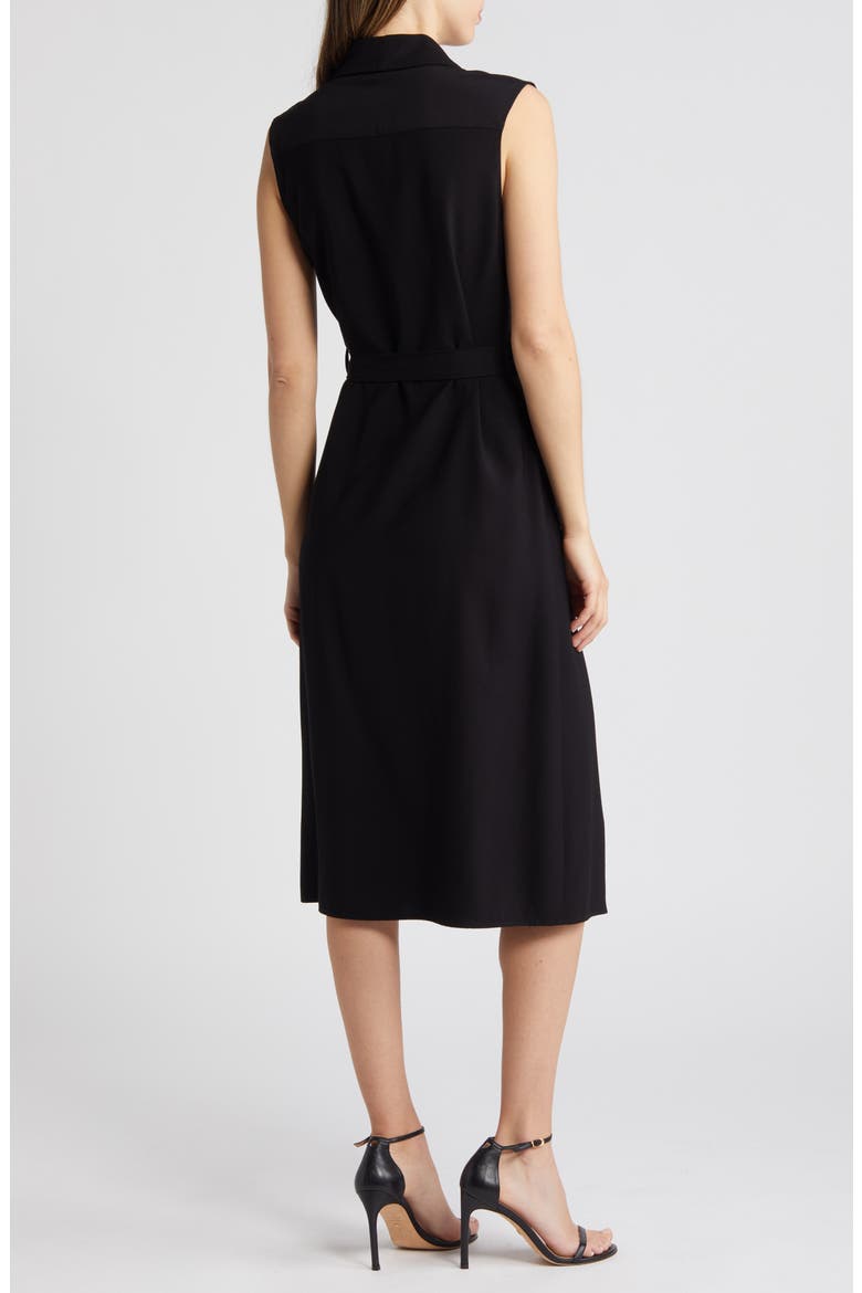Double Breasted Midi Blazer Dress, Alternate, color, BLACK